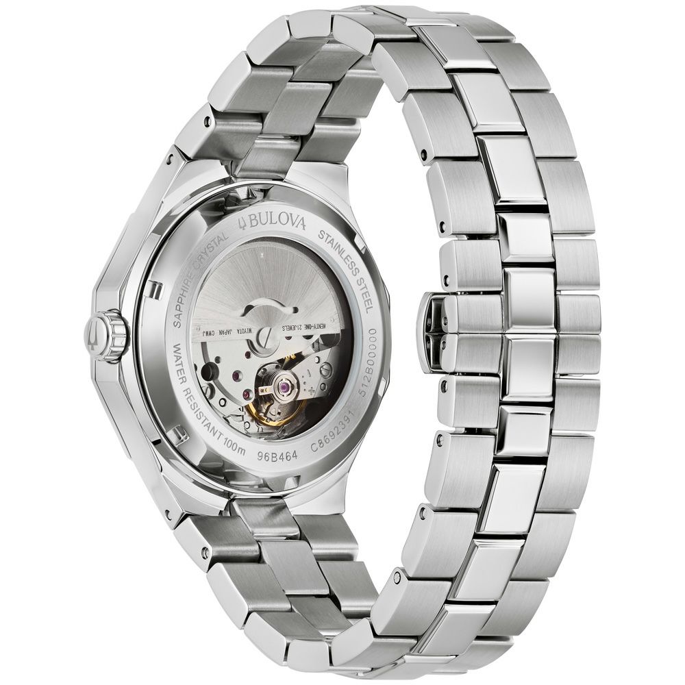 【ご購入特典付き】 ブローバ BULOVA 腕時計 メンズ 自動巻き クラシック CLASSIC ダークグリーン 96B464 正規品 メーカー3年間保証 送料無料