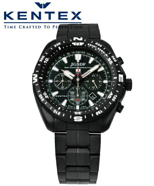 ケンテックス 腕時計 メンズ ケンテックス KENTEX 腕時計 JSDF ソーラープロ 陸上自衛隊モデル JGSDF 計測機能がついた上位機種 S801M-01 正規品 送料無料