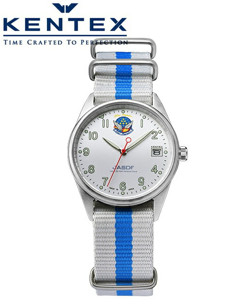 ケンテックス KENTEX 腕時計 ブルーインパルス スタンダード ボーイズサイズ ホワイト JSDF 航空自衛隊モデル NATOナイロンベルト S806L-01 正規品 送料無料