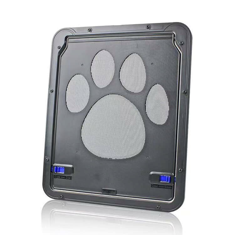 EK-shop楽天市場店のペットドア ペットドア 網戸用ペットの出入り口 小型犬 小型犬猫 ロック付き キャットドア 自由に出入り 猫 マグネット式 磁石設計 開閉自由｜アングル3