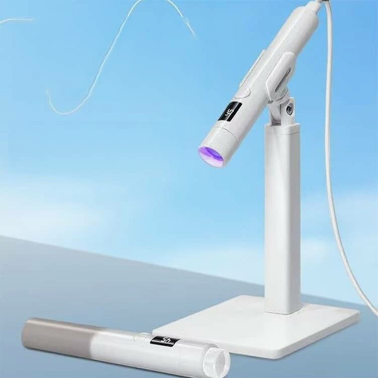 2段階タイマー UV ハンディ ジェルネイル 360°調整可能 ペン型 ホルダー付き スタンプ付き ライト LED 45s/60s ネイルライト スタンド付き 充電式 コードレス Type-C ネイルライト 手足両用 ミニ 小型 軽量 持ち運び便利 家庭 出張 旅行用 硬化ライト e-shop55-10005029 EK-shop楽天市場店 サンプル画像2