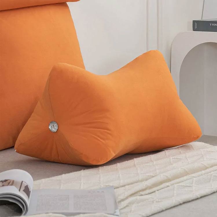 三角形 クッション 寝ながら スマホ ゲーム 枕 ごろ寝 読書 テレビ 姿勢 クッション うつ伏せ クッション 背もたれ 背もたれクッション ソファー ベッド ベッドの上 読書クッション 仮眠 快適 おしゃれ 北欧 インテリア 雑貨 一人暮らし リラックス プレゼント ギフト [2]