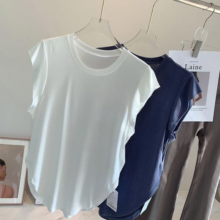 トップス ゆったり おしゃれ ヨガウェア 通気Tシャツ ヨガウェア サイドスリット 丸み裾 半袖 サイドスリット 速乾 ヨガ 半袖 スポーツウェア レディース ウェア トップス フィットネス ピラティス