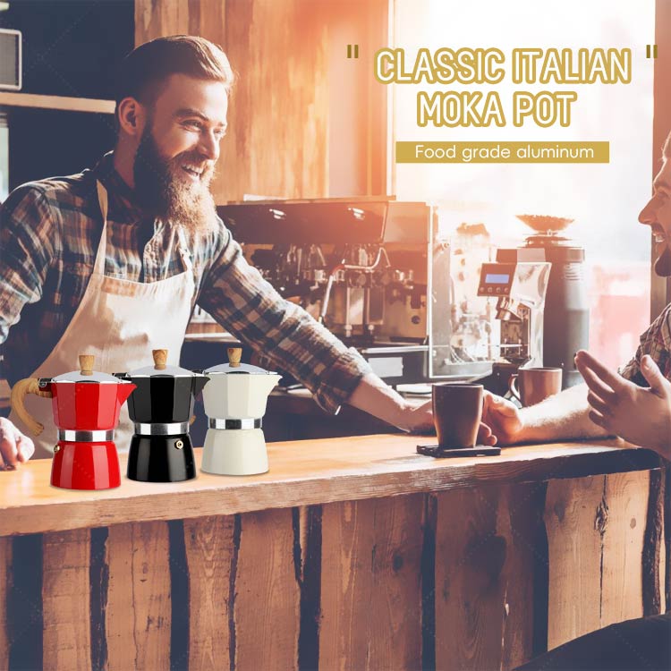 おしゃれ コーヒーメーカー coffee 6カップ ih非対応 モカエキスプレス 直火式エス...