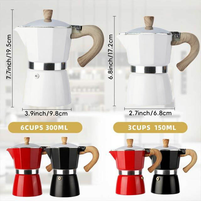 おしゃれ コーヒーメーカー coffee 6カップ ih非対応 モカエキスプレス 直火式エス...