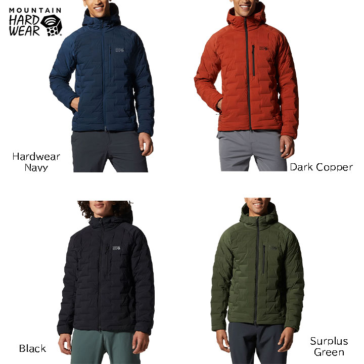 Mountain Hardwear マウンテンハードウェア Mens Stretchdown Hoody フーディー ジャケット ダウンジャケット アウトドア 登山 長距離 ハイキングトレッキング キャンプ グランピング フェス