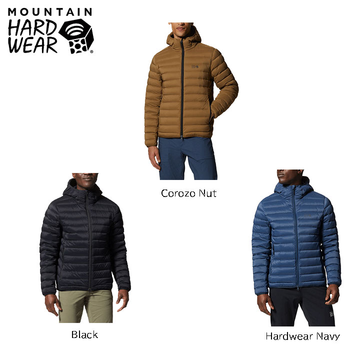 マウンテンハードウェア ダウンジャケット メンズ Mountain Hardwear マウンテンハードウェア Mens Deloro Down Full Zip Hoody フーディー ダウンジャケットアウトドア 登山 長距離 ハイキングトレッキング キャンプ グランピング フェス