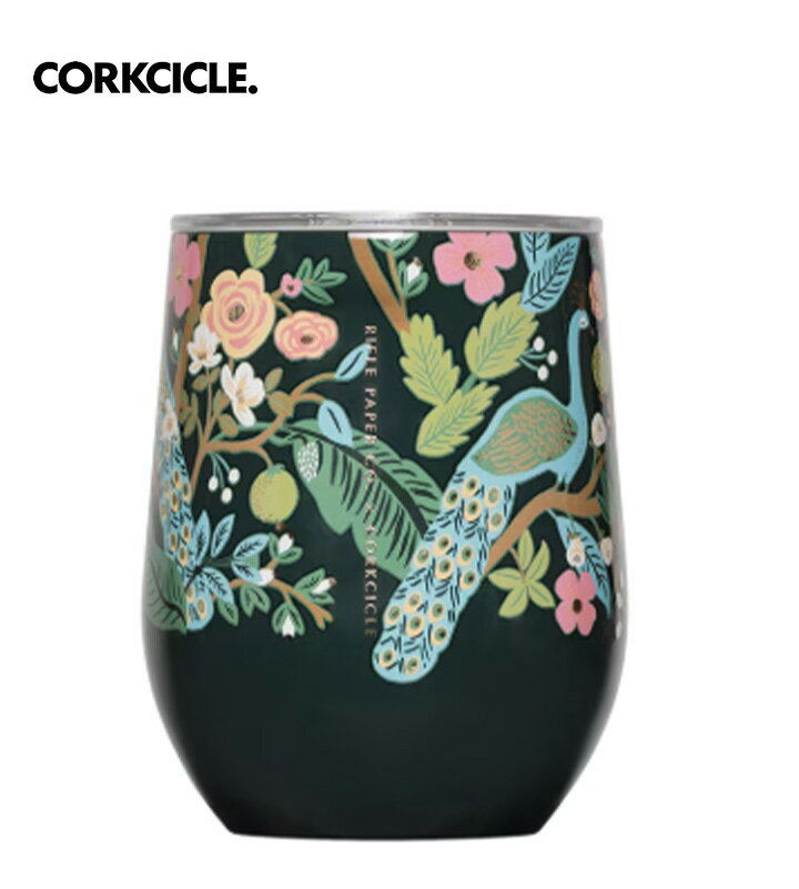 樂天商城 - 【送料無料】CORKCICLE コークシクル Stemless - 12oz Rifle Paper コップ 水筒 おしゃれ マイボトル 保冷 保温 軽量 ステンレスボトル おしゃれ アウトドア レジャー キャンプ グランピング