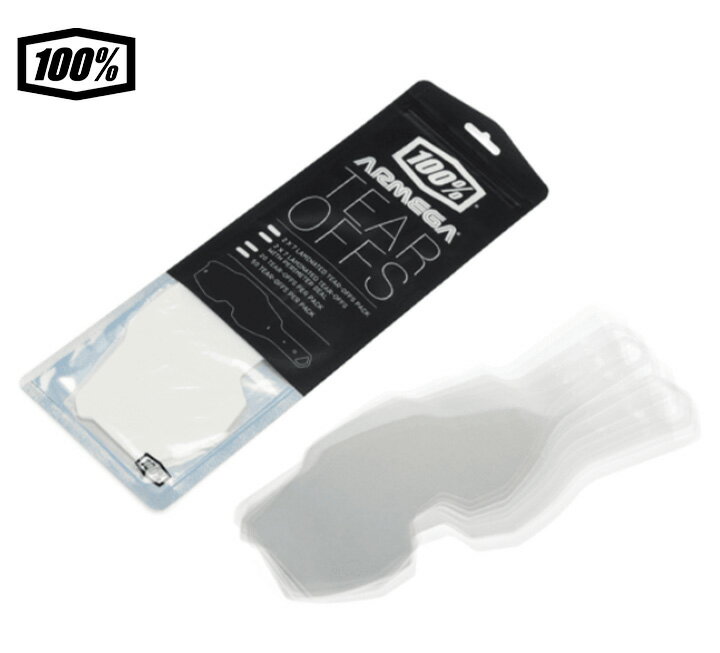 樂天商城 - 【送料無料】100％ ワンハンドレットパーセント ARMEGA®/Armatic ペリメーター ラミネート ティアオフ 2 x 7 パック モトクロス ゴーグルカバー 1s59059-00001