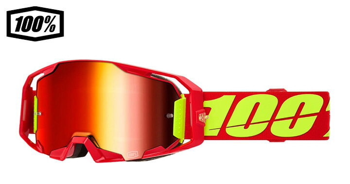 樂天商城 - 【送料無料】100％ ワンハンドレットパーセント ARmatic™ レッド／ミラーブルーレンズ ゴーグル 1s50060-00005
