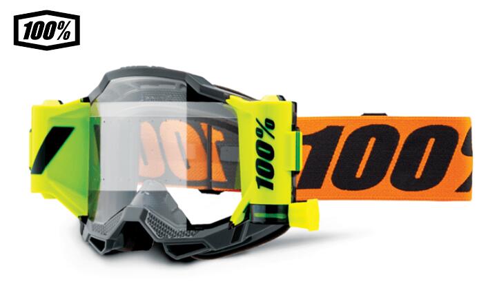 100％ ワンハンドレットパーセント ACCURI 2 FORECAST モトクロス/MTB用ゴーグル オレンジ 　ゴーグル　1s50017-00011