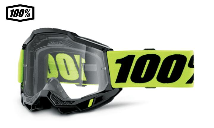 樂天商城 - 【送料無料】100％ ワンハンドレットパーセント ACCURI 2® OTG - メガネ対応ゴーグル　ネオンイエロー/クリアレンズ　1s50018-00008