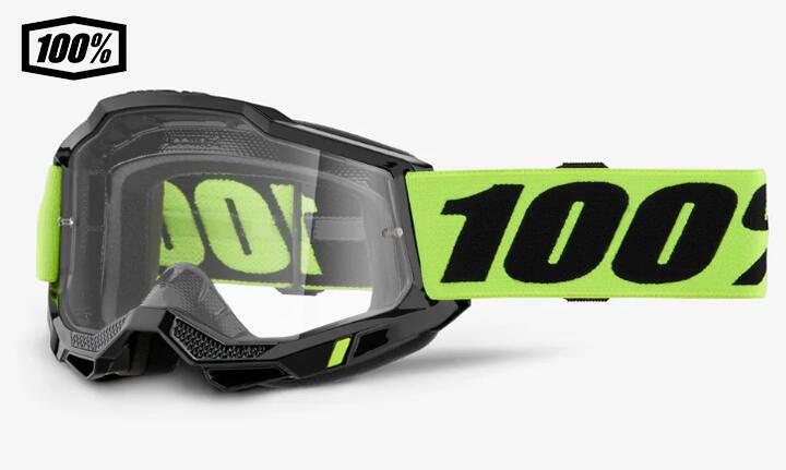 樂天商城 - 【送料無料】【子ども用】100％ ワンハンドレットパーセント ACCURI 2® ジュニア　モトクロス/MTB用ゴーグル　レッド　1s50024-00013