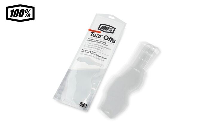 樂天商城 - 【送料無料】ワンハンドレットパーセント RC2/AC2/ST2 Standard Tear-Offs 標準ティアオフシート 50枚入りパック ゴーグル専用の交換用ティアオフレンズ　1s59085-00001