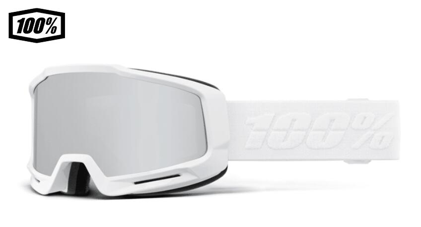 【送料無料】ワンハンドレットパーセント OKAN ゴーグル ホワイト/HiPER®シルバーミラーレンズ スノー スキー 1s51004-00003