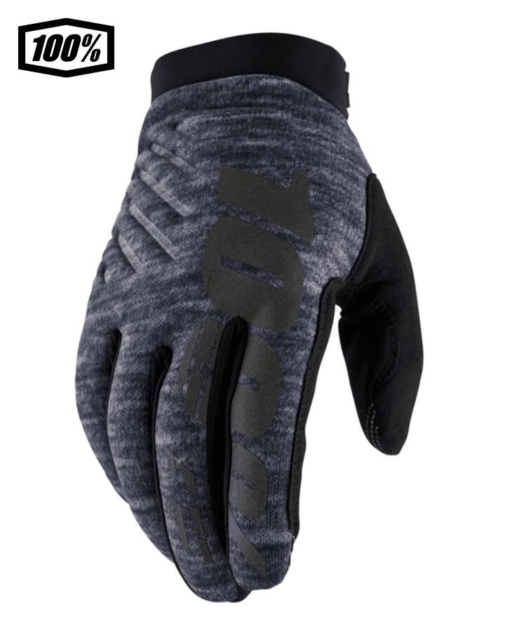 【送料無料】 ワンハンドレットパーセント BRISKER モトクロス／MTB用グローブ Heather Grey 1s10003-00020