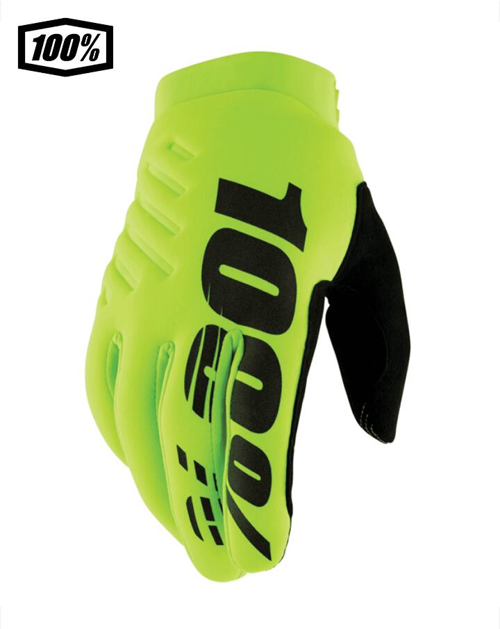 【送料無料】 【子ども用】ワンハンドレットパーセント BRISKER YOUTH モトクロス／MTB用グローブ Turquoise 1s10004-00008