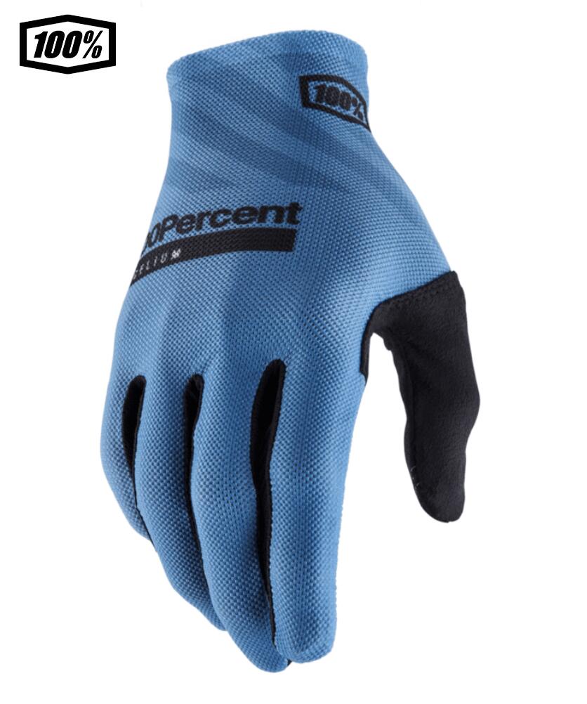 樂天商城 - 【送料無料】100％ ワンハンドレットパーセント CELIUM MTB用グローブ　Slate Blue 1s10007-00020