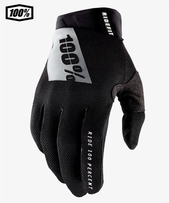 乐天商城 - 【送料無料】100％ ワンハンドレットパーセント RIDEFIT モトクロス用グローブ　Sサイズ Black/White　1s10010-00000