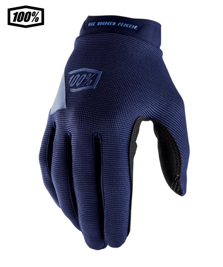 【送料無料】100％ ワンハンドレットパーセント RIDECAMP モトクロス／MTB用グローブ　Navy/Slate Blue　1s10011-00015(4.0)