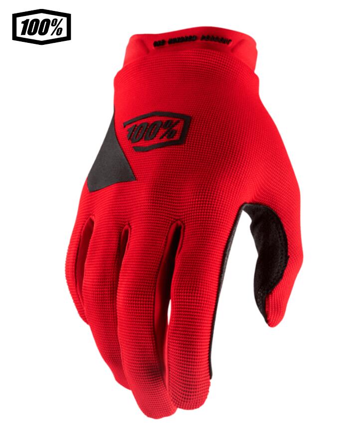 乐天商城 - 【送料無料】 【子ども用】100％ ワンハンドレットパーセント RIDECAMP Youth　モトクロス／MTB用グローブ　Red 1s10011-00004