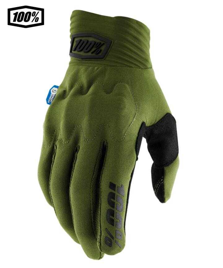 Other - 【送料無料】100％ ワンハンドレットパーセント COGNITO SMART SHOCK モトクロス／MTB用グローブ　Army Green　1s10014-00025
