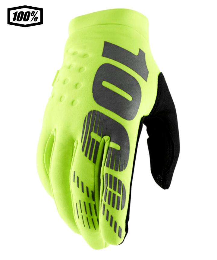 樂天商城 - 【送料無料】100％ ワンハンドレットパーセント BRISKER モトクロス／MTB用グローブ　Fluo Yellow　1s10016-004-10
