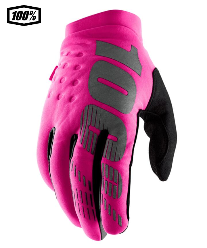 樂天商城 - 【送料無料】100％ ワンハンドレットパーセント BRISKER モトクロス／MTB用グローブ　Neon Pink　XLサイズ 1s10016-260-10