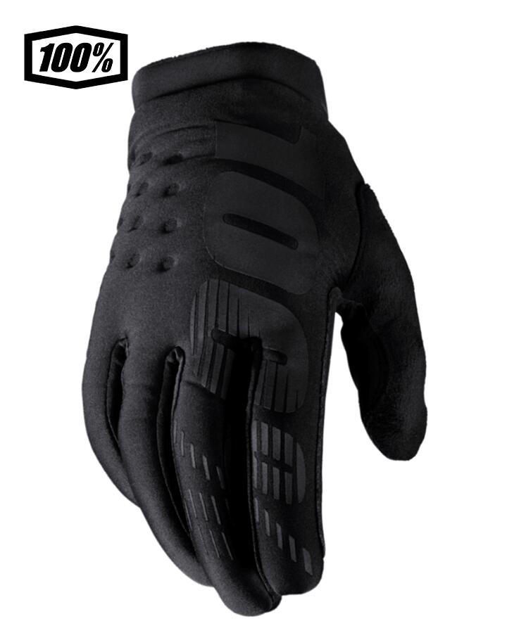 樂天商城 - 【送料無料】100％ ワンハンドレットパーセント BRISKER Womens モトクロス／MTB用グローブ　Black/Grey　1s11016-057-08