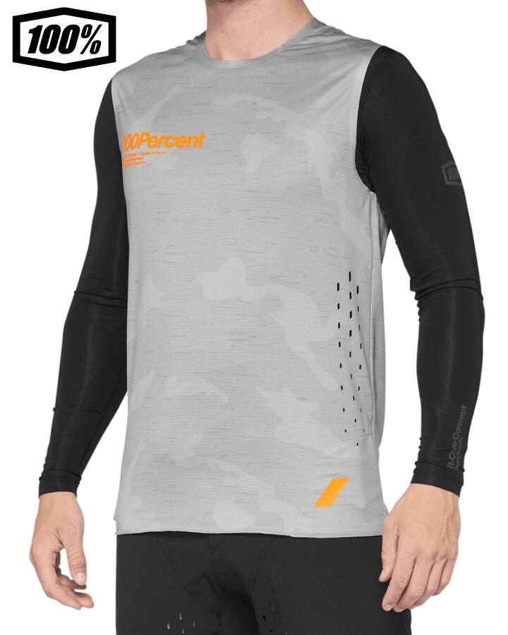 【送料無料】 100％ ワンハンドレットパーセント R-CORE CONCEPT Sleeveless ジャージ Slate Blue スリーブレスジャージ 1s40003-00005