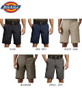 ★Dickies ディッキーズ★ MENS 11 WORK SHORT メンズ 11 インチ ワークショートパンツ ワークショーツ、完成しました。 これらの Dickies FLEX リラックス フィット ワーク ショーツは、完全な快適さと動きやすさを念頭に置いて作られており、身体に合わせて楽に動く超耐久性のツイル構造を採用しています。 汗を発散させるテクノロジーがプレッシャー下でも身体をドライに保ち、次の一日に向けて準備を整えます。 【特徴】： ・フレックス素材が究極の快適さと動きやすさを提供 ・シワや汚れがつきにくい生地でお手入れも簡単 ・ボタン留めのウェルトバックポケットで身の回り品を安全に保管 ・便利な携帯電話用ポケット ・ウエストの少し下に位置します ・11 インチの長さで、膝のすぐ上まで通常カバーします。 ※その他ディッキーズ商品はこちら※ ※モニターの見え方により画像の色と実物の色が若干異なる場合がございます。商品説明のため、違うカラーの商品画像を使用している場合がございます。・当店でご購入された商品は、「個人輸入」としての取り扱いになり、アメリカから、あるいは日本の物流倉庫からお客様のもとへ直送されます。・通常の個人輸入の場合は関税、消費税、通関手数料等が別途請求される場合があります。しかし当店では、お客様が安心して購入できるように、当店がそれらの諸経費を支払いますので、別途請求されることはありません。・個人輸入される商品は、すべてご注文者自身の「個人使用・個人消費」が前提となります。ご注文された商品を第三者へ無償で贈答することはできますが、商用目的に転売することは法律で禁止されております。