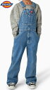 ディッキーズ Dickies KIDS DENIM BIB OVERALL　キッズデニムビブオーバーオール 長ズボン オーバーオール カジュアル　キッズ