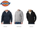 サー ディッキーズ Dickies MENS THERMAL LINED FULL-ZIP FLEECE HOODIE W/DWR メンズ サーマル裏地付きフルジップ フリース パーカー (DWR 付き) パーカー カジュアル　メンズ