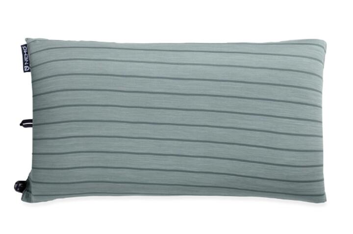e-ShopSmartのNEMO ニーモ_イクイップメント Fillo Wide Camping Pillow Fillo ワイドキャンプ用枕 Black Pearl ／Silt Stripe キャンプ アウトドア ハイキング 登山 グランピング｜アングル3