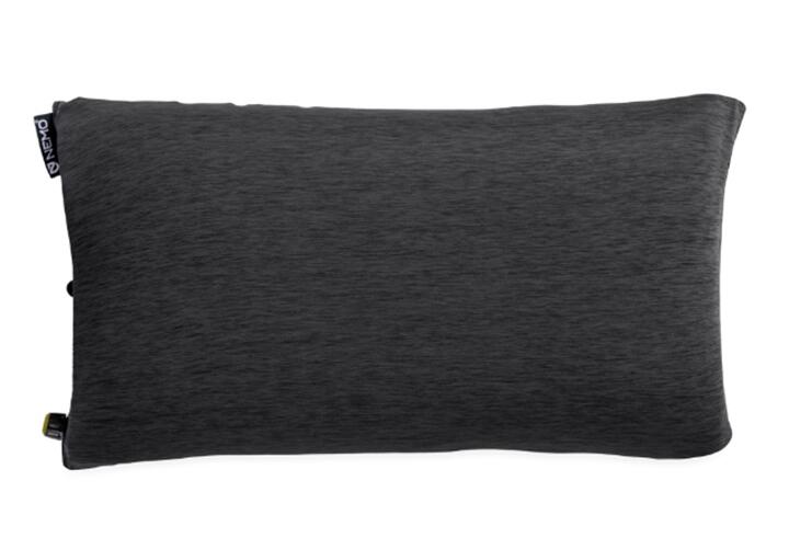 e-ShopSmartのNEMO ニーモ_イクイップメント Fillo Wide Camping Pillow Fillo ワイドキャンプ用枕 Black Pearl ／Silt Stripe キャンプ アウトドア ハイキング 登山 グランピング｜アングル2