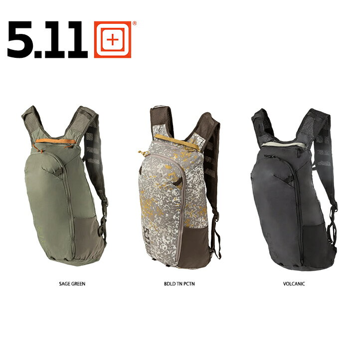 5.11タクティカル 5.11Tactical バックパック MOLLE PACKABLE BACKPACK 12L アウトドア サバイバル サバゲー リュック