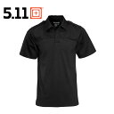 5.11タクティカル 5.11Tactical メンズショートスリーブシャツ RAPID PDU SHORT SLEEVE SHIRT ブラック 半袖 襟付きシャツ 半袖シャツ