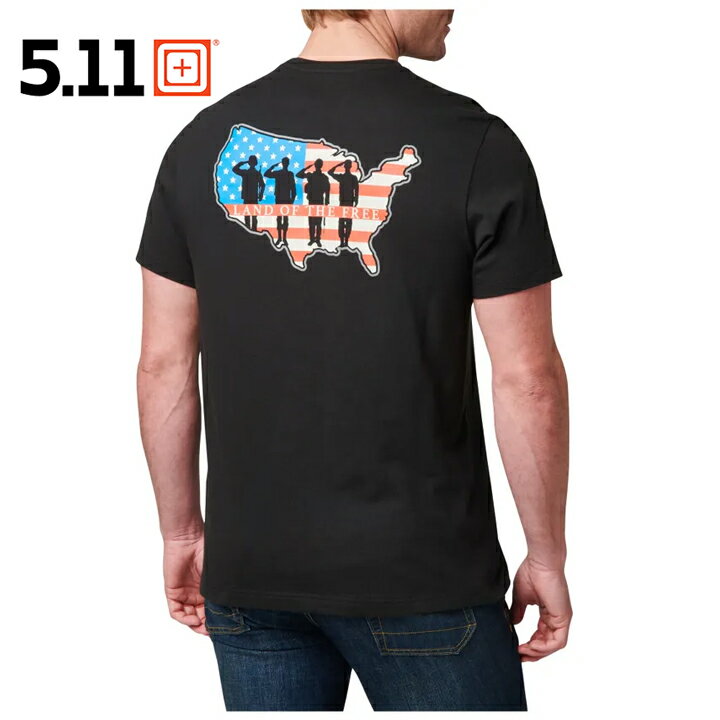 ★5.11タクティカル 5.11Tactical★ メンズTシャツLAND OF THE FREE TEE これらの 5.11 T を着て、吸湿発散性に優れたリングスパンのコットン/ポリ混紡素材で体を包みましょう。また、太陽や時間による色あ...