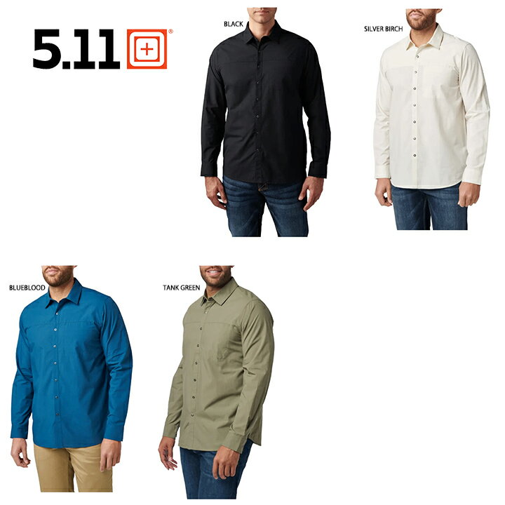 5.11タクティカル 5.11Tactical メンズロングスリーブシャツIGOR SOLID LONG SLEEVE SHIRTアクティブウェア トレッキング アウトドア