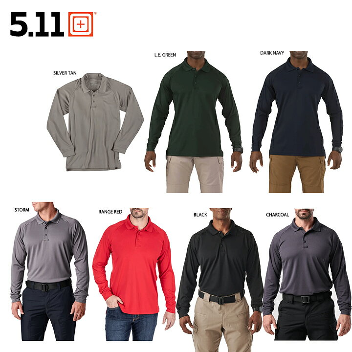 5.11^NeBJ 5.11Tactical YOX[uVc PERFORMANCE LONG SLEEVE POLO  㒅 |Vc