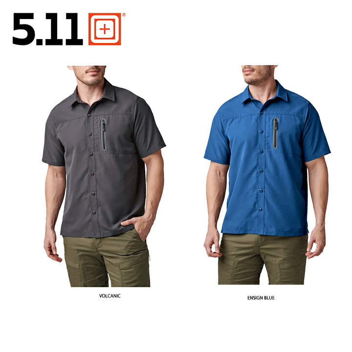 5.11タクティカル 5.11Tactical メンズショートスリーブシャツ MARKSMAN UTILITY SHORT SLEEVE SHIRT 半袖 襟付きシャツ