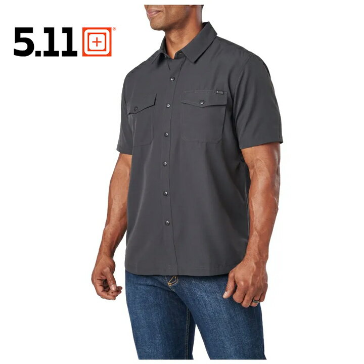 5.11タクティカル 5.11Tactical メンズショートスリーブシャツ MARKSMAN SHORT SLEEVE SHIRT UPF 50+ 半袖 襟付きシャツ