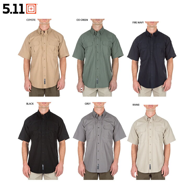 5.11タクティカル 5.11Tactical メンズショートスリーブシャツ 5.11 TACTICAL SHORT SLEEVE SHIRT 半袖 襟付きシャツ