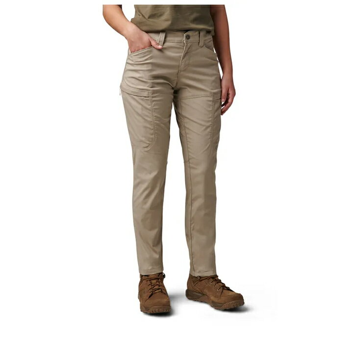 5.11タクティカル 5.11Tactical レディースコットンパンツ SPIRE PANT カーキ女性用 普段着 カジュアル 2