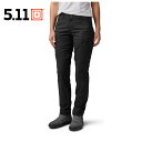 5.11タクティカル 5.11Tactical レディースコットンパンツ SPIRE PANT ブラック 女性用 普段着 カジュアル