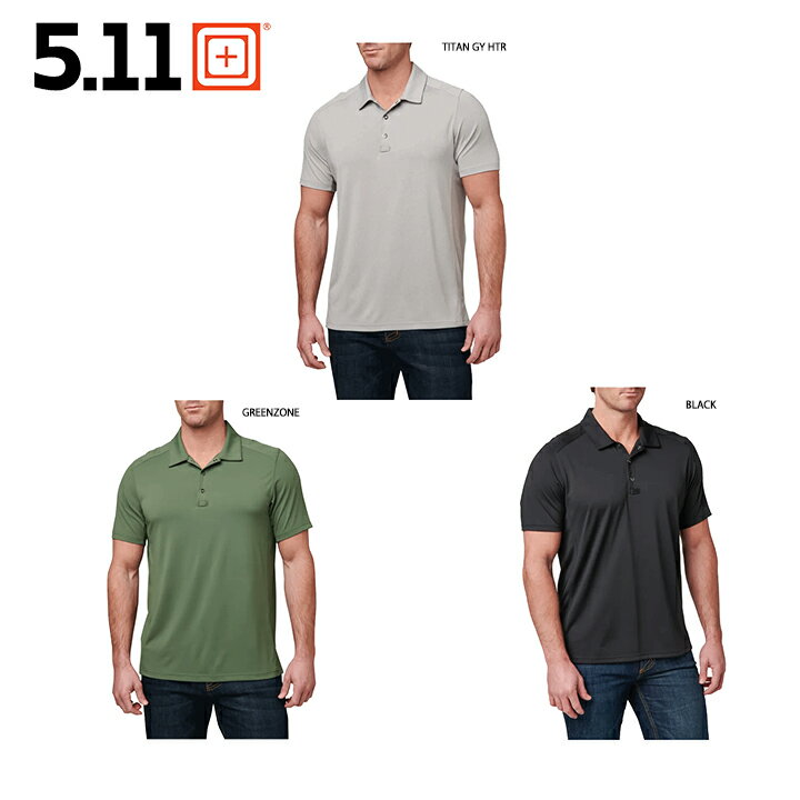 5.11タクティカル 5.11Tactical メンズショートスリーブシャツ PARAMOUNT SHORT SLEEVE POLO 2.0 半袖 シャツ ポロシャツ