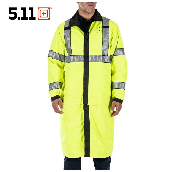 5.11タクティカル 5.11Tactical メンズリバーシブルレインコート REVERSIBLE HI-VIS RAIN COAT かっぱ 雨具 雨の日 レインコート