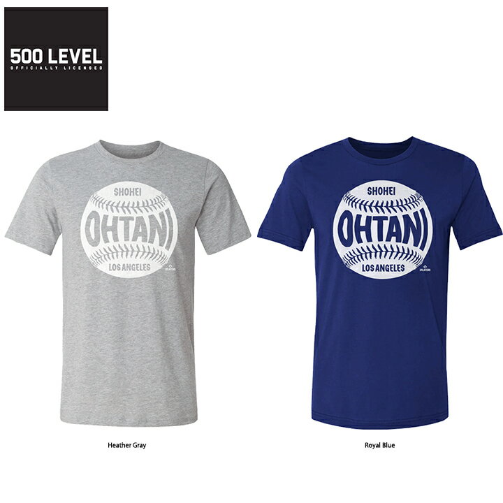 ★500レベル 500Level★ 大谷翔平 ドジャース 野球 Tシャツ Shohei Ohtani Los Angeles D Baseball WHT ・レギュラーフィット ・綿 100% (ヘザーグレー - 綿 90% / ポリエステル 10%) ・クルーネック半袖Tシャツ ・デジタル印刷されたグラフィック ・冷水で洗濯機洗い、低温で乾燥機使用可 USサイズ。日本サイズより1～1.5サイズ下がおすすめ。 数字はメーカーサイトに記載されていた胸囲・身丈のインチ表示をcmに直したものです。 Sサイズ(胸囲96.52cm 身丈71.12cm) Mサイズ(胸囲104.14cm 身丈73.66cm) Lサイズ(胸囲111.76cm 身丈76.2cm) XLサイズ(胸囲121.92cm 身丈78.74cm) 2XLサイズ(胸囲132.08cm 身丈81.28cm) 3XLサイズ(胸囲142.24cm 身丈83.82cm) 【注意】 こちらはアメリカからの輸入モデルです。 メーカー表示の長さと重さを表示していますが、多少の誤差はあります。 アメリカの正規店で購入。 ※その他MLB商品はこちら※ ※モニターの見え方により画像の色と実物の色が若干異なる場合がございます。・当店でご購入された商品は、「個人輸入」としての取り扱いになり、アメリカから、あるいは日本の物流倉庫からお客様のもとへ直送されます。・通常の個人輸入の場合は関税、消費税、通関手数料等が別途請求される場合があります。しかし当店では、お客様が安心して購入できるように、当店がそれらの諸経費を支払いますので、別途請求されることはありません。・個人輸入される商品は、すべてご注文者自身の「個人使用・個人消費」が前提となります。ご注文された商品を第三者へ無償で贈答することはできますが、商用目的に転売することは法律で禁止されております。