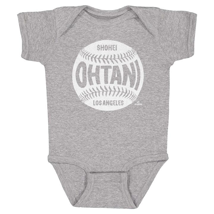 【日本未発売 】大谷翔平 ドジャース 野球 ベビー用 赤ちゃん ボディスーツ 半袖 メジャーリーガー カジュアル スポカジ 普段着 A-C-ZWNZROY-XX-0016-092-01-BSH
