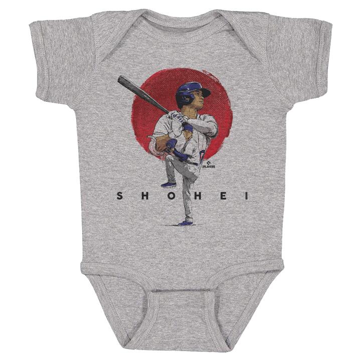 【日本未発売 】大谷翔平 ドジャース 野球 ベビー用 赤ちゃん ボディスーツ 半袖 メジャーリーガー カジュアル スポカジ 普段着 A-C-ZWNZHGR-XX-0016-092-04-BSH